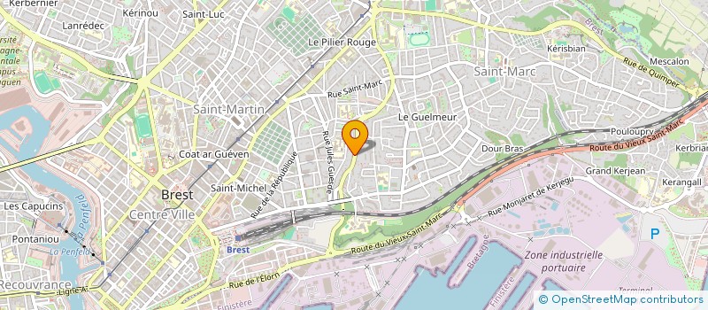 localisation de l'entreprise LA BRECHITUDE à BREST