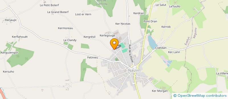 localisation de l'entreprise LA BREIZH'IMMO  LOCMINE