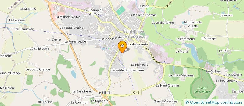 localisation de l'entreprise LA BREIZH'MOBILE à MAEN ROCH