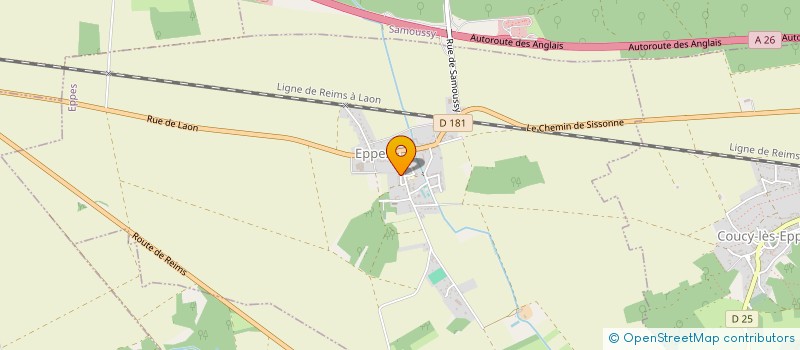 localisation de l'entreprise LA BRELE LAONNOISE à LAON