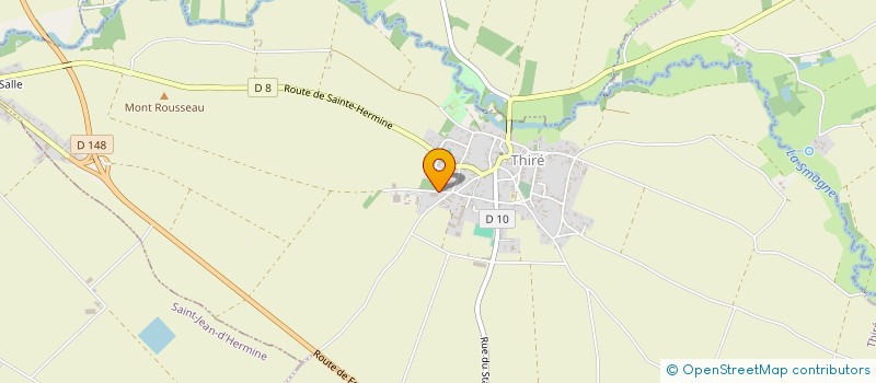 localisation de l'entreprise LA BREMANDERIE  THIRE