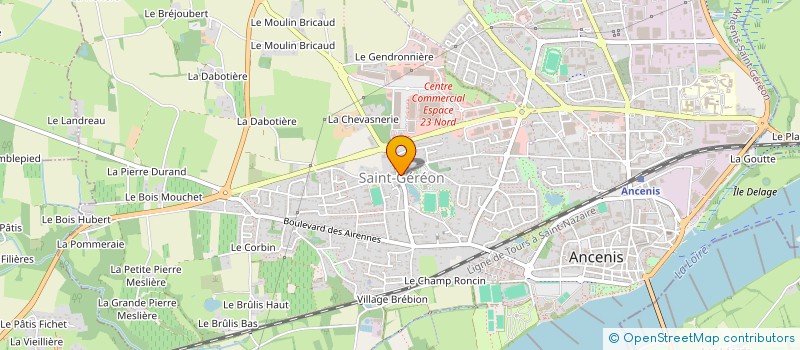 localisation de l'entreprise LA BREME DU GOTHA  ANCENIS-SAINT-GEREON