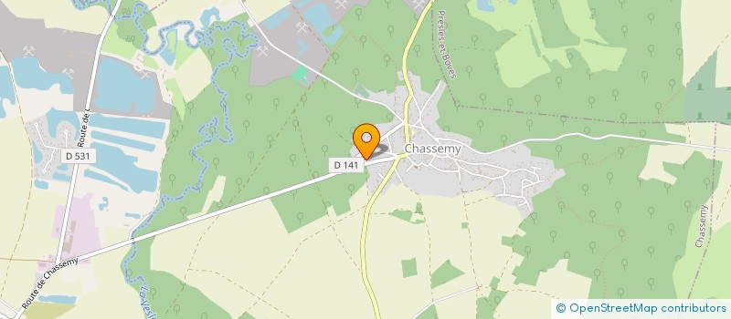 localisation de l'entreprise LA BREME VAILLYSIENNE  VAILLY-SUR-AISNE