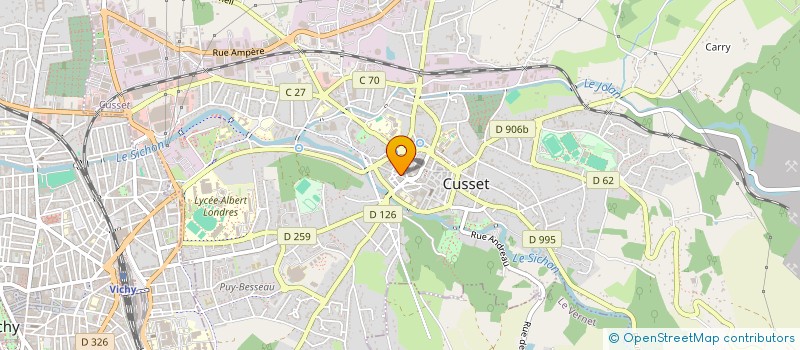 localisation de l'entreprise LA BRESSANE à CUSSET