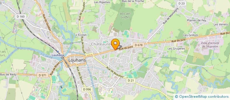 localisation de l'entreprise LA BRESSE DU DESERT à LOUHANS