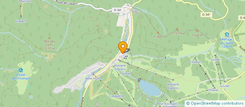 localisation de l'entreprise LA BRESSE LABELLEMONTAGNE à LA BRESSE