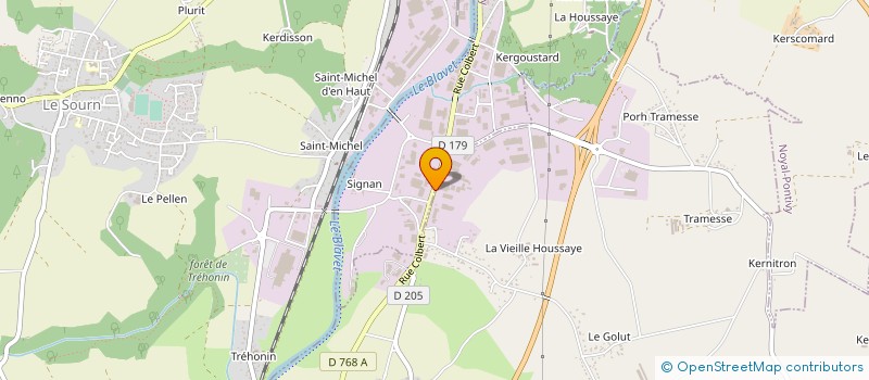 localisation de l'entreprise LA BRETAGNE GOURMANDE SARL à SAINT-THURIAU