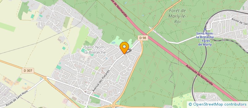 localisation de l'entreprise LA BRETECHOISE  CRESPIERES