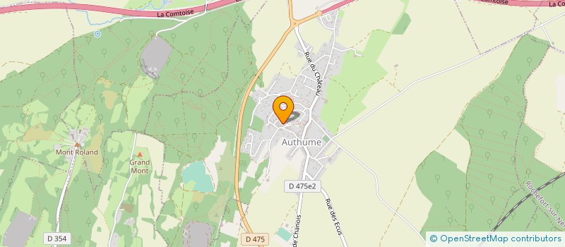 localisation de l'entreprise LA BRETENIERE  AUTHUME