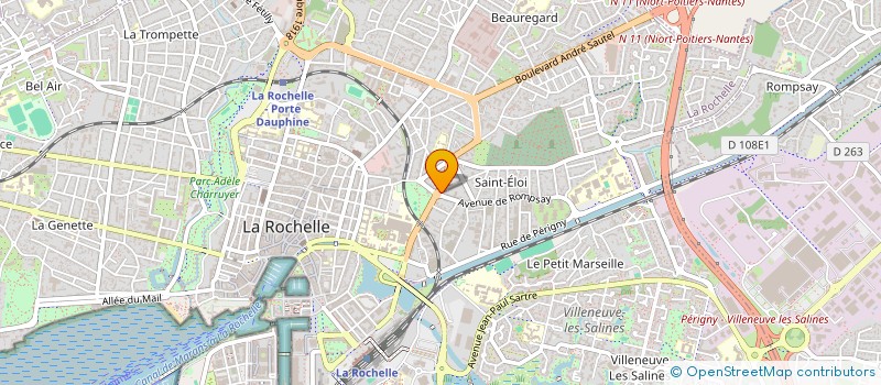 localisation de l'entreprise LA BRETIGNIERE  LA ROCHELLE