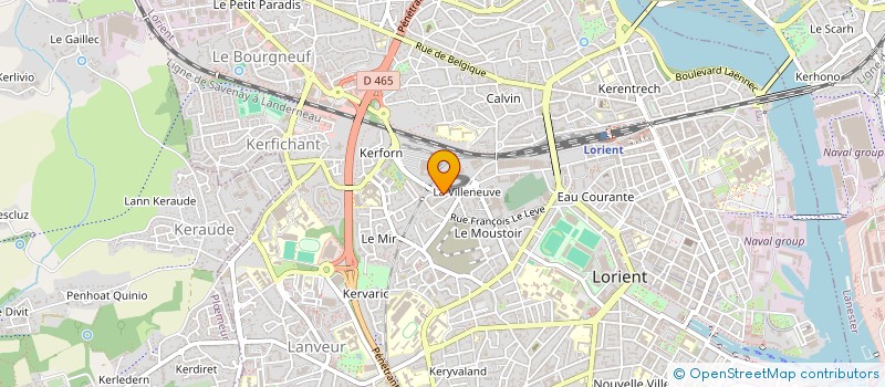 localisation de l'entreprise LA BRETONNAISE  LORIENT