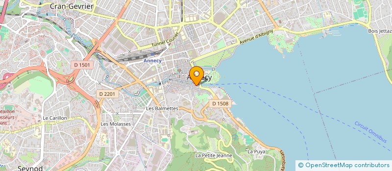 localisation de l'entreprise LA BRETONNE  ANNECY