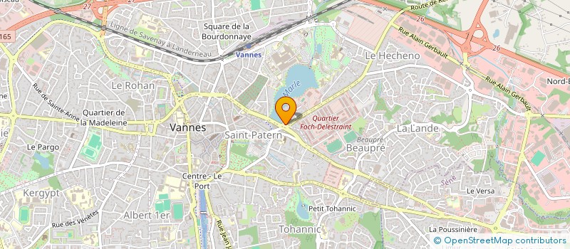 localisation de l'entreprise LA BRETONNE à VANNES