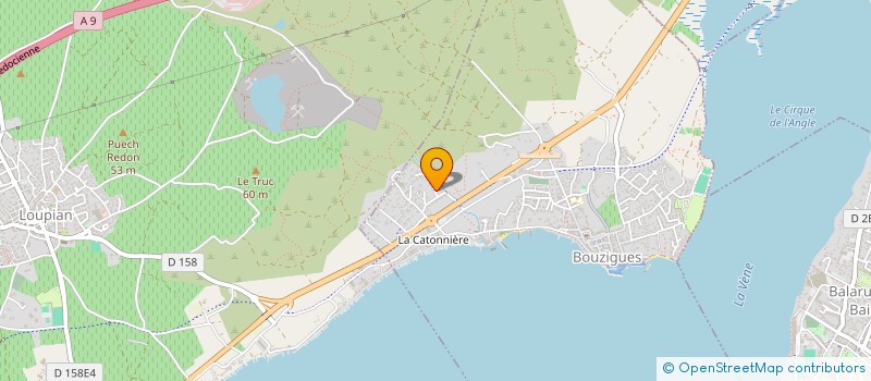 localisation de l'entreprise LA BRETONNE  BOUZIGUES