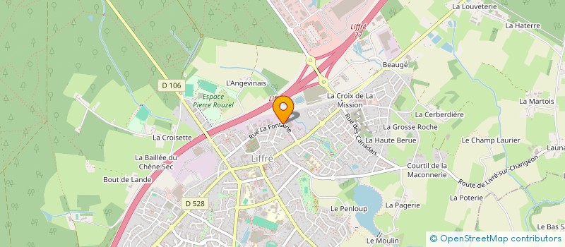 localisation de l'entreprise LA BRETONNIERE  LIFFRE