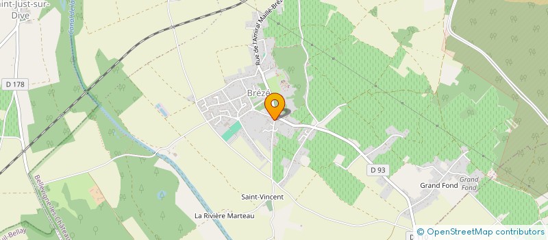 localisation de l'entreprise LA BREVE D'ARES  BELLEVIGNE-LES-CHATEAUX