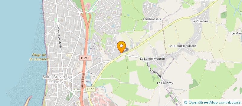 localisation de l'entreprise LA BREVINOISE à SAINT-BREVIN-LES-PINS