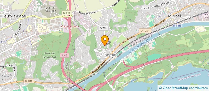 localisation de l'entreprise LA BREVONNE  NEYRON