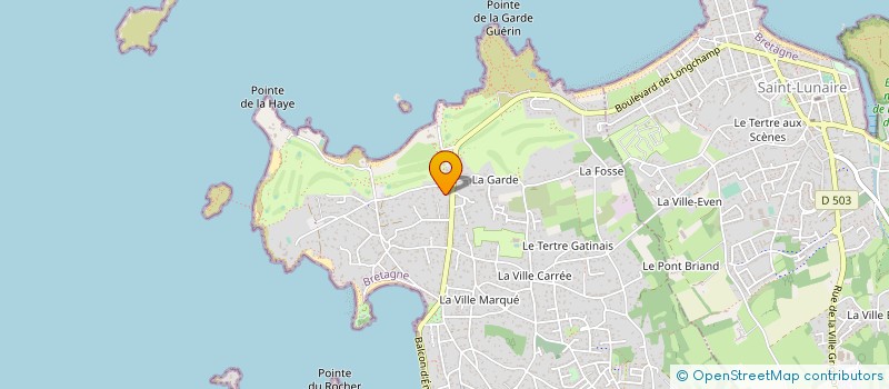 localisation de l'entreprise LA BRIACINE  SAINT-BRIAC-SUR-MER