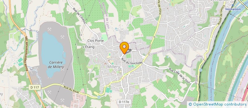 localisation de l'entreprise LA BRIANDE  MILLERY