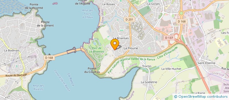 localisation de l'entreprise LA BRIANTAIS  SAINT-MALO