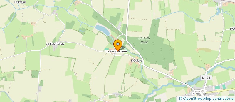 localisation de l'entreprise LA BRIANTIERE  VALLONS-DE-L'ERDRE