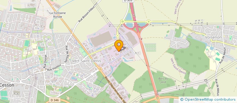 localisation de l'entreprise LA BRIARDE à VERT-SAINT-DENIS