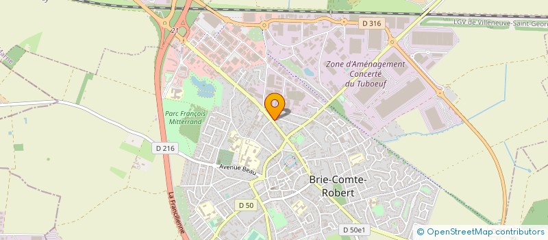 localisation de l'entreprise LA BRIARDISE à BRIE-COMTE-ROBERT