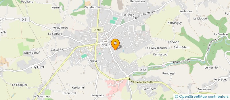 localisation de l'entreprise LA BRICOLE à PLOUHA