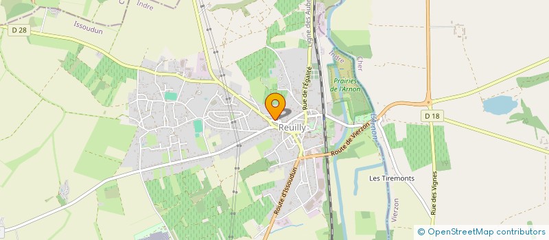 localisation de l'entreprise LA BRICOLE à REUILLY