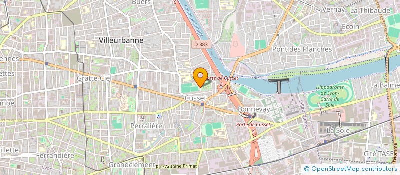 localisation de l'entreprise LA BRICOLE VILLEURBANNE  VILLEURBANNE