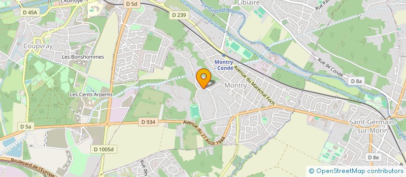 localisation de l'entreprise LA BRIE IMMO  MONTRY