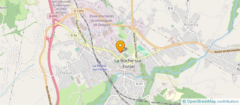 localisation de l'entreprise LA BRIERE  LA ROCHE-SUR-FORON