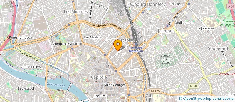 localisation de l'entreprise LA BRIGADE à TOULOUSE
