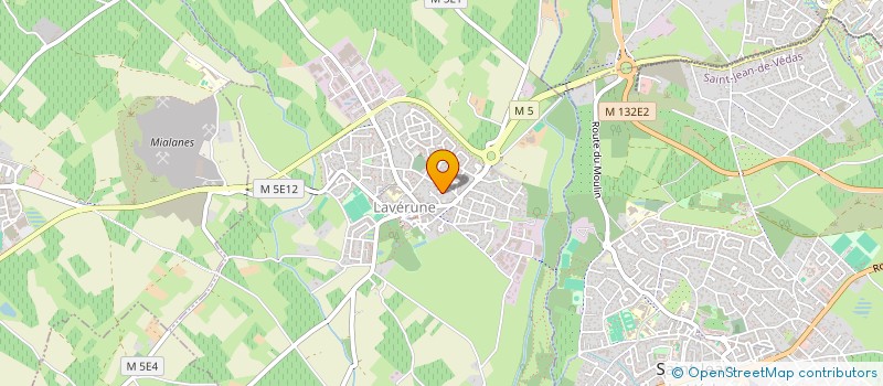 localisation de l'entreprise LA BRIGADE  LAVERUNE