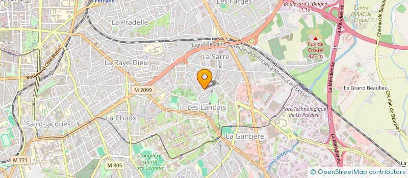 localisation de l'entreprise LA BRIGADE  CLERMONT-FERRAND