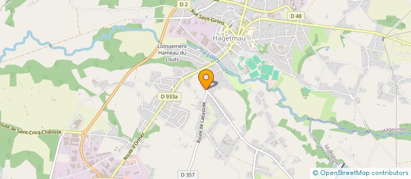 localisation de l'entreprise LA BRIGADE A ROULETTES  HAGETMAU