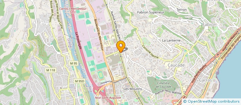 localisation de l'entreprise LA BRIGADE BY R à NICE