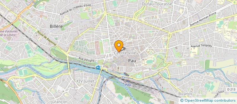 localisation de l'entreprise LA BRIGADE D'ART & CYCLES à PAU