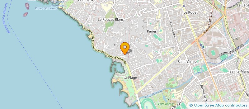 localisation de l'entreprise LA BRIGADE DE SAINT TROPEZ à MARSEILLE