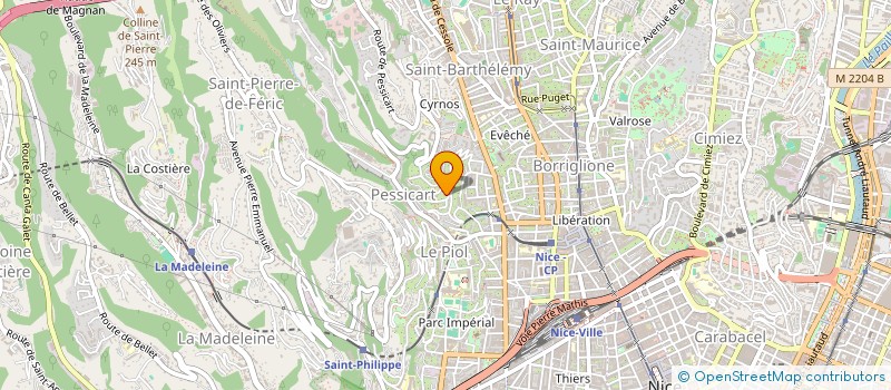 localisation de l'entreprise LA BRIGADE DES AMBIANCEURS  NICE