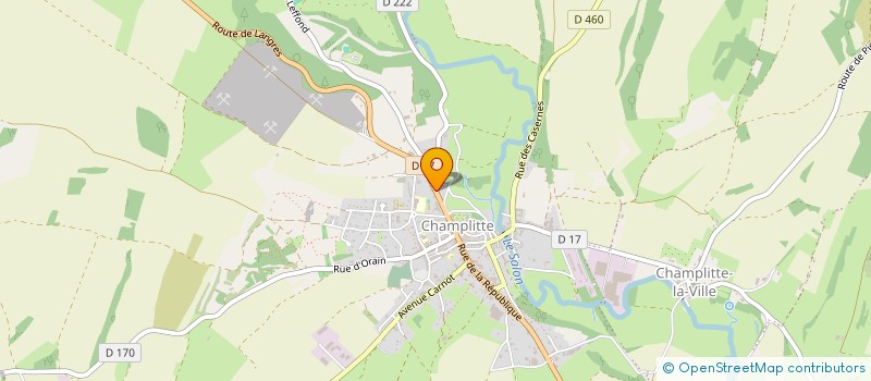 localisation de l'entreprise LA BRIGADE DES BRIGANDS  CHAMPLITTE