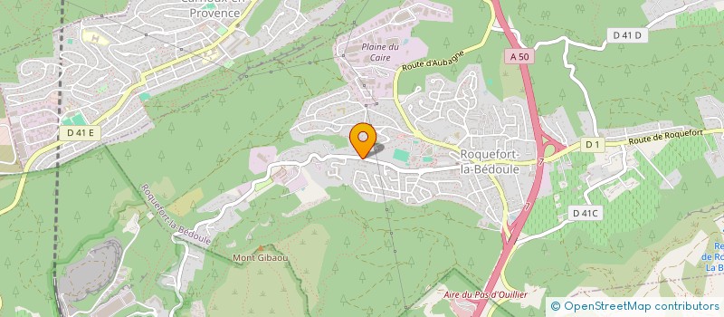 localisation de l'entreprise LA BRIGADE DES TERROIRS  ROQUEFORT-LA-BEDOULE