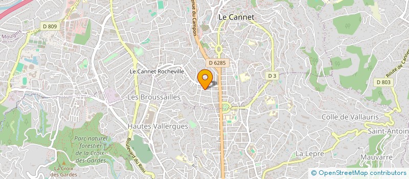 localisation de l'entreprise LA BRIGADE DU FEU à GRASSE