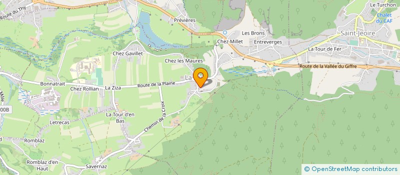 localisation de l'entreprise LA BRIGADE DU KIFFE à LA TOUR