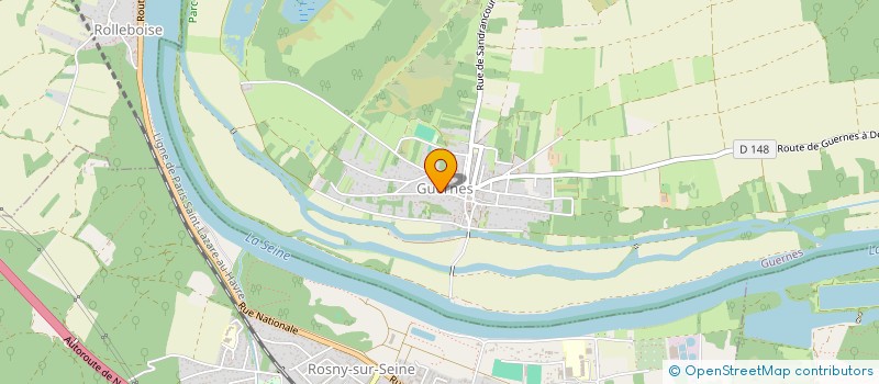 localisation de l'entreprise LA BRIGADE MONTOISE  GUERNES