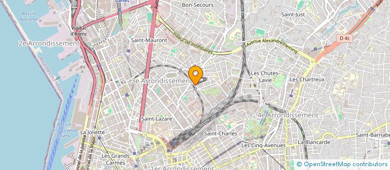 localisation de l'entreprise LA BRIGAILLE à MARSEILLE