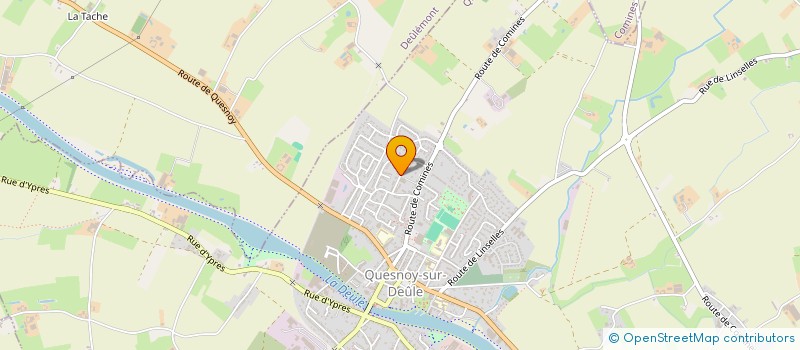 localisation de l'entreprise LA BRIGANTINE à QUESNOY-SUR-DEULE