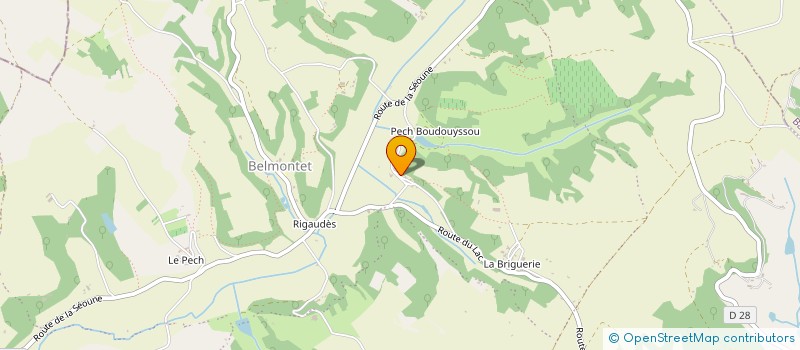 localisation de l'entreprise LA BRIGUERIE  MONTCUQ-EN-QUERCY-BLANC