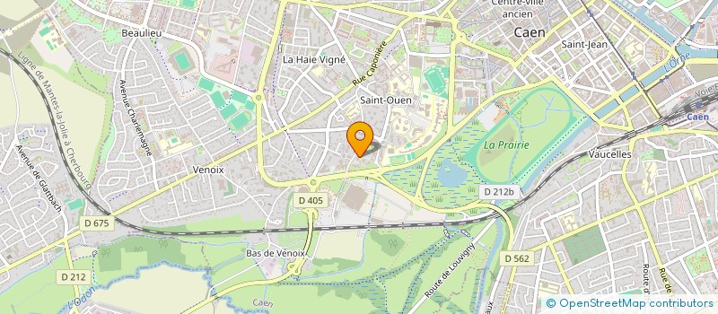 localisation de l'entreprise LA BRINDILLE DARTS ASSOCIATION à CAEN